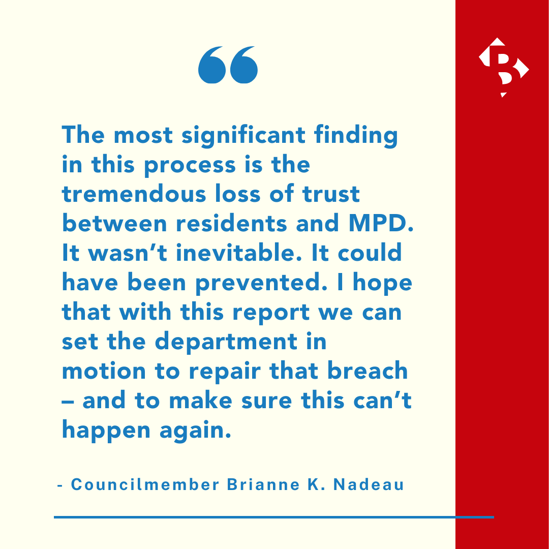BrianneKNadeau's tweet image. A new report from the Committee on Public Works &amp;amp; Operations, which I chair, calls on the Mayor and interim police chief to rescind two orders that allow D.C. police to cooperate with federal law enforcement on immigration.

brianneknadeau.com/report-rescind…
