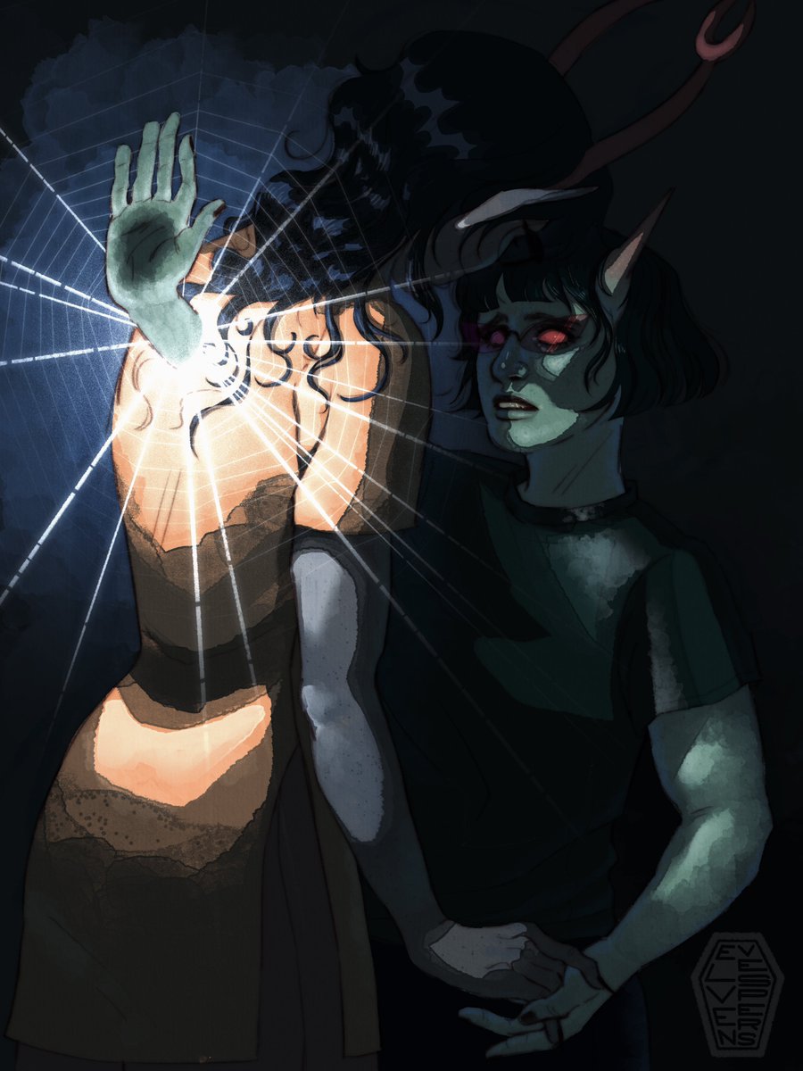 elvenVespers's tweet image. seer, seeing #homestuck