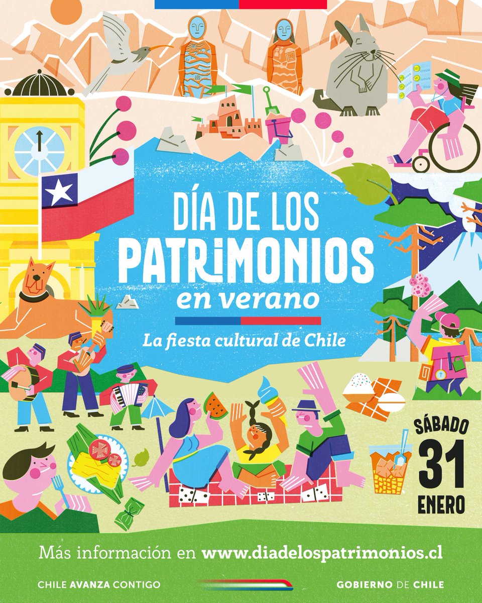 ¡Se viene el Día de los Patrimonios en Verano y el Archivo Nacional dice presente! ☀️🏛️
Estamos preparando entretenidas actividades para que disfrutes en familia y celebres nuestro patrimonio este verano.

Muy pronto compartiremos toda la información… ¡atentas y atentos!