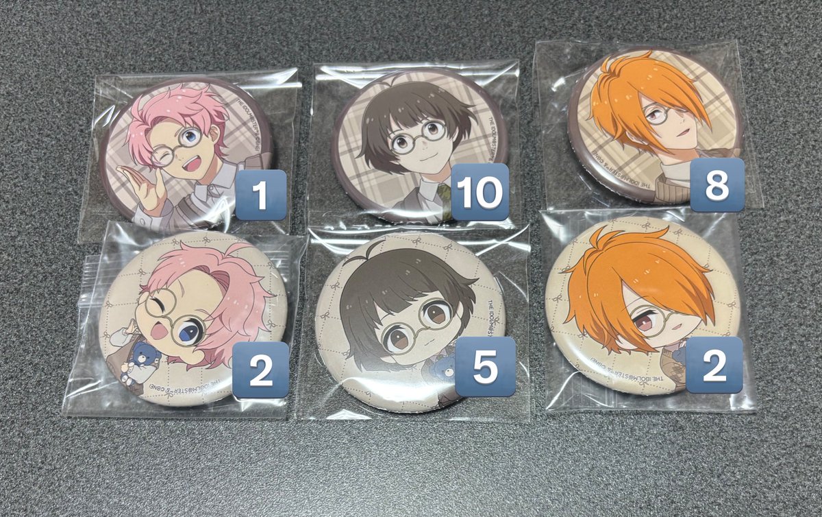 交換 譲渡)SideM Teddy's Collection 缶バッジ 上野 マルイ 譲▶︎涼