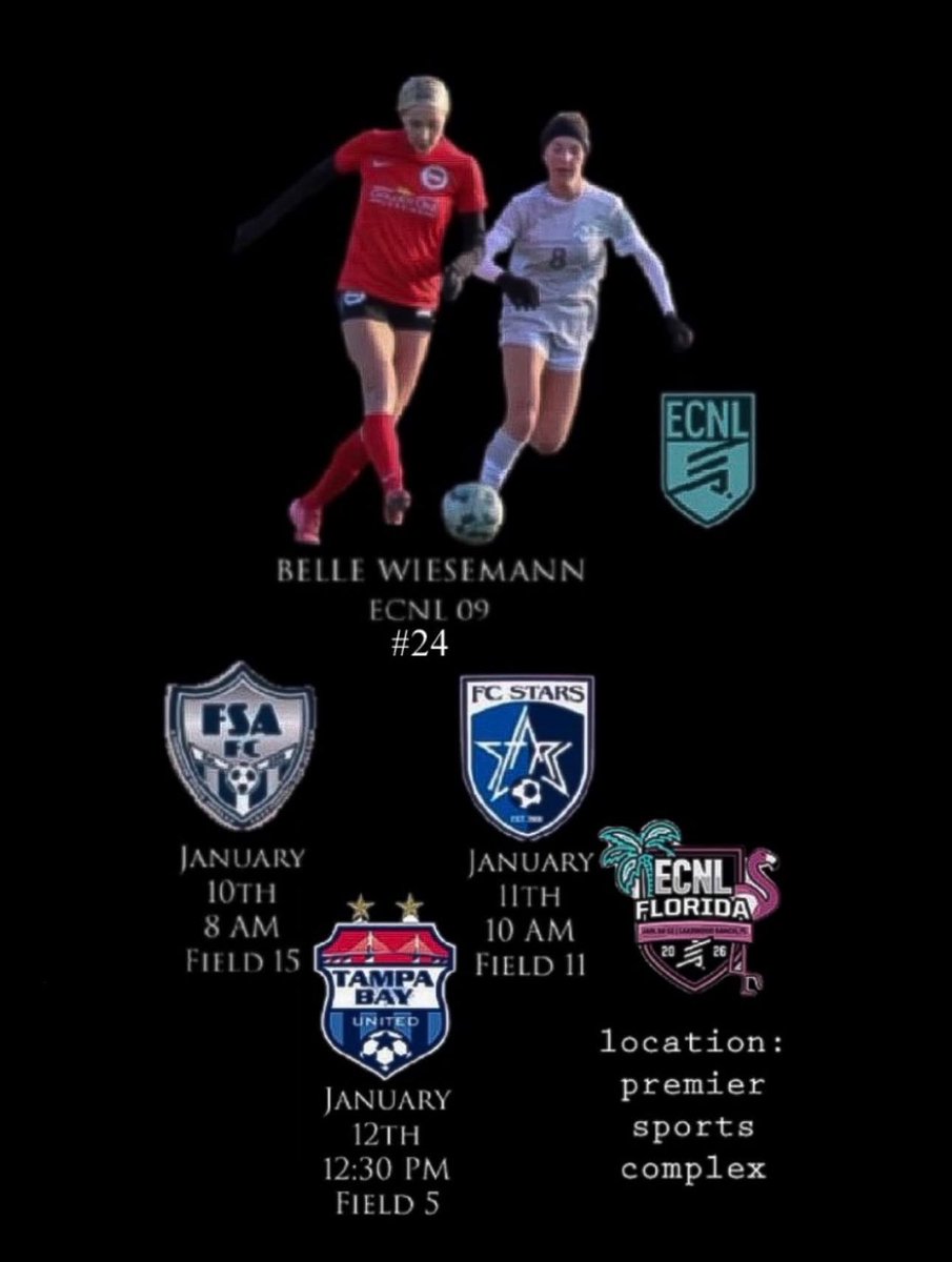 So excited for Florida!  <a href="/TopDrawerSoccer/">TopDrawerSoccer</a> <a href="/ImYouthSoccer/">ECNL/GA/Recruiting/College Soccer</a> <a href="/ImCollegeSoccer/">College Soccer Truth ™</a> <a href="/ECNLgirls/">ECNL Girls</a>