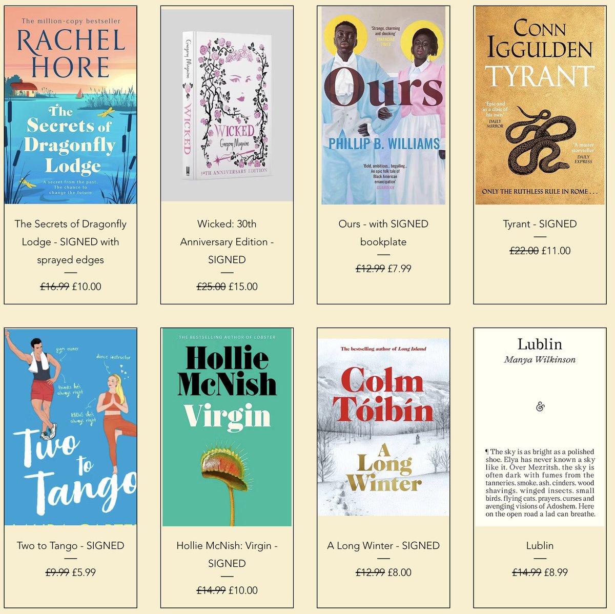 foxlanebooks's tweet image. January is always scarily quiet - so maybe we can tempt you to have a peek at just some of the fantastic titles in our FICTION SALE📚✨

Up to 50% off with many signed books too!

Have a browse here:
foxlanebooks.co.uk/fiction-sale

#BookSale #FictionBooks #SignedBooks #BookDeals