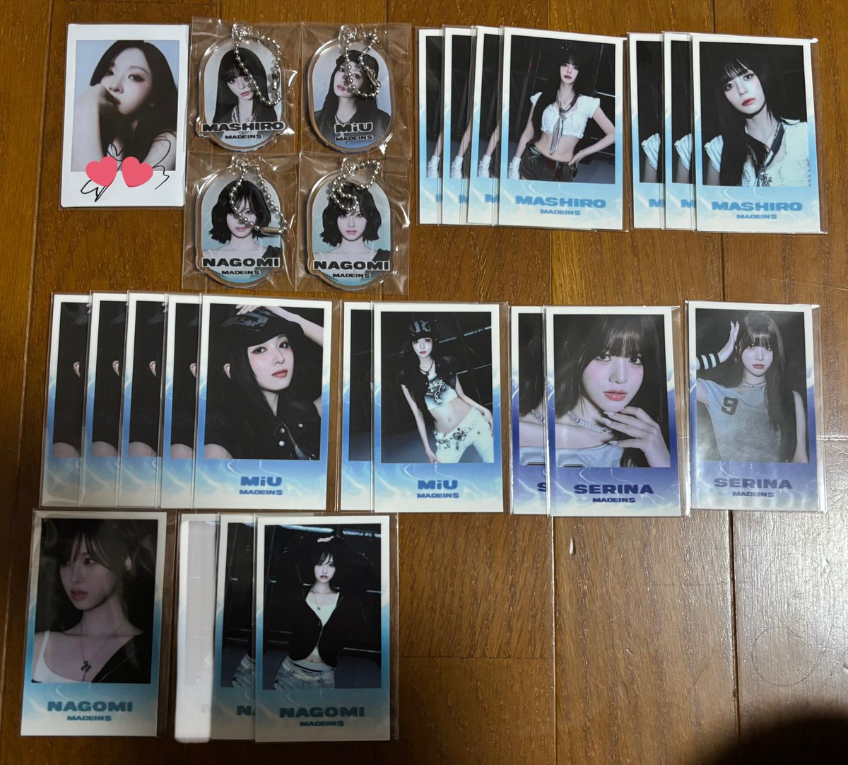 MADEIN Kep1er KーPOP チェキ マシロ サイン MADEIN Kep1er Kep1going 直筆サイン マシロ