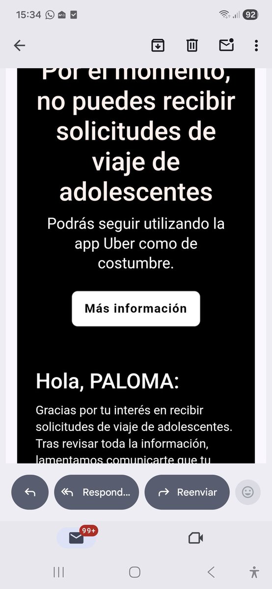 PerretaDeMar's tweet photo. Yo con @uber @Uber_ES alucino.
No puedo hacer viajes con adolescentes pero me he pasado varios días en las navidades haciendo servicios de Uber Teens https://t.co/G6vLv8nrTJ