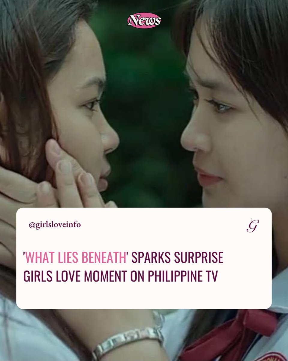 girlsloveinfo's tweet photo. A quiet but powerful #GirlsLove moment surprised viewers in #WhatLiesBeneath ๐
The series revealed a subtle sapphic past between Louisa & Liezel, earning praise for its emotional, respectful portrayal on primetime Philippine TV.
Read more at https://t.co/COJcpkXckX
#PinoyGL https://t.co/OQPoQGxEGI