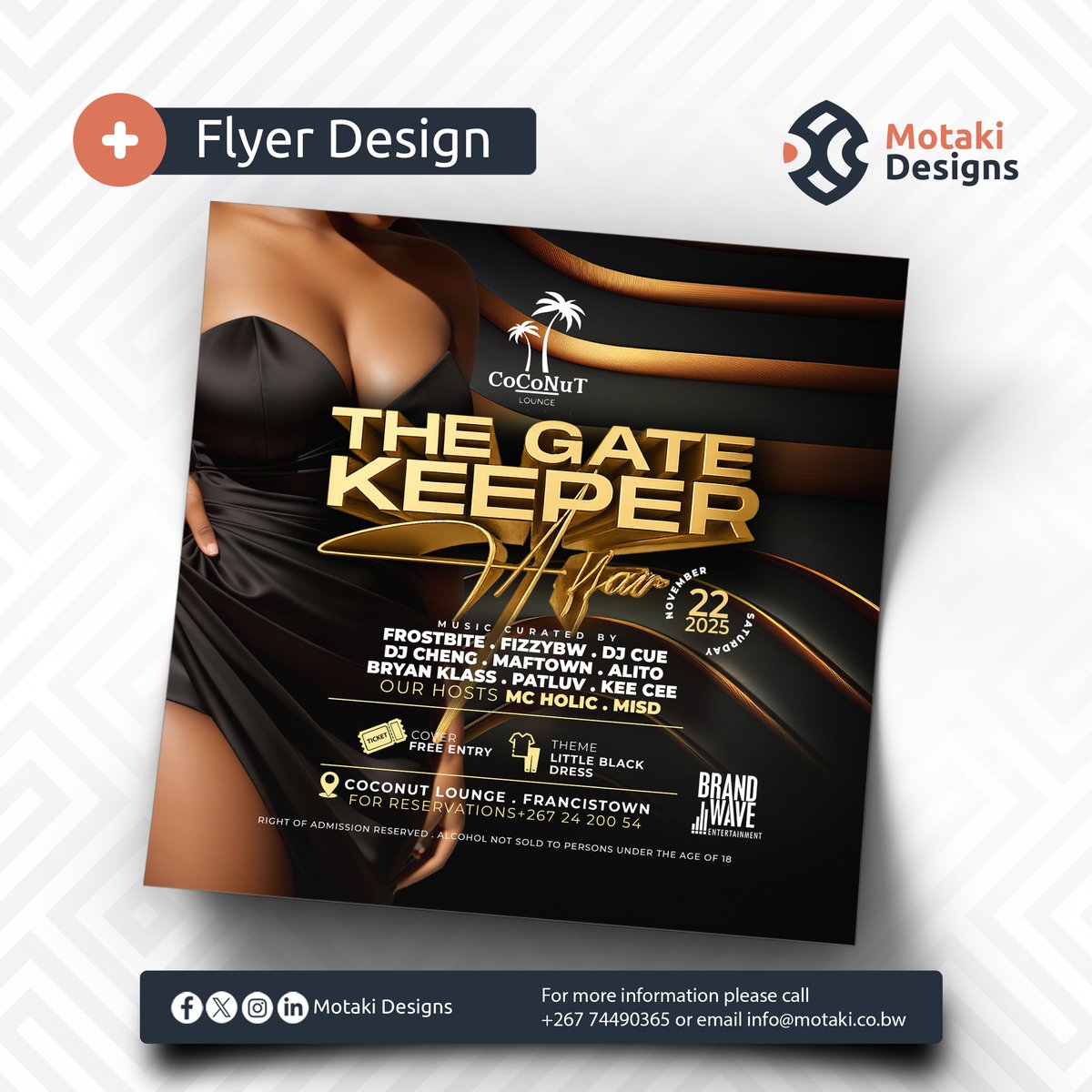 Motakidesigns's tweet photo. Flyer Work

Client
Brand Wave Entertainment

Visual Communication
Letang Ramongalo

Pdf Download
https://t.co/WKlsv5TVRX

+267 74 490 365
info@motaki.co.bw https://t.co/SXwrKLNZpU