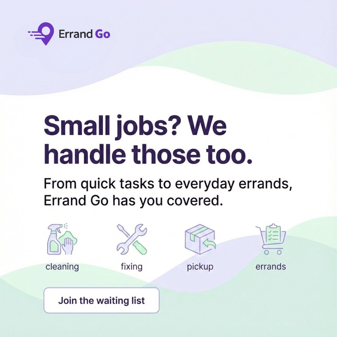 Errand Go App tweet media