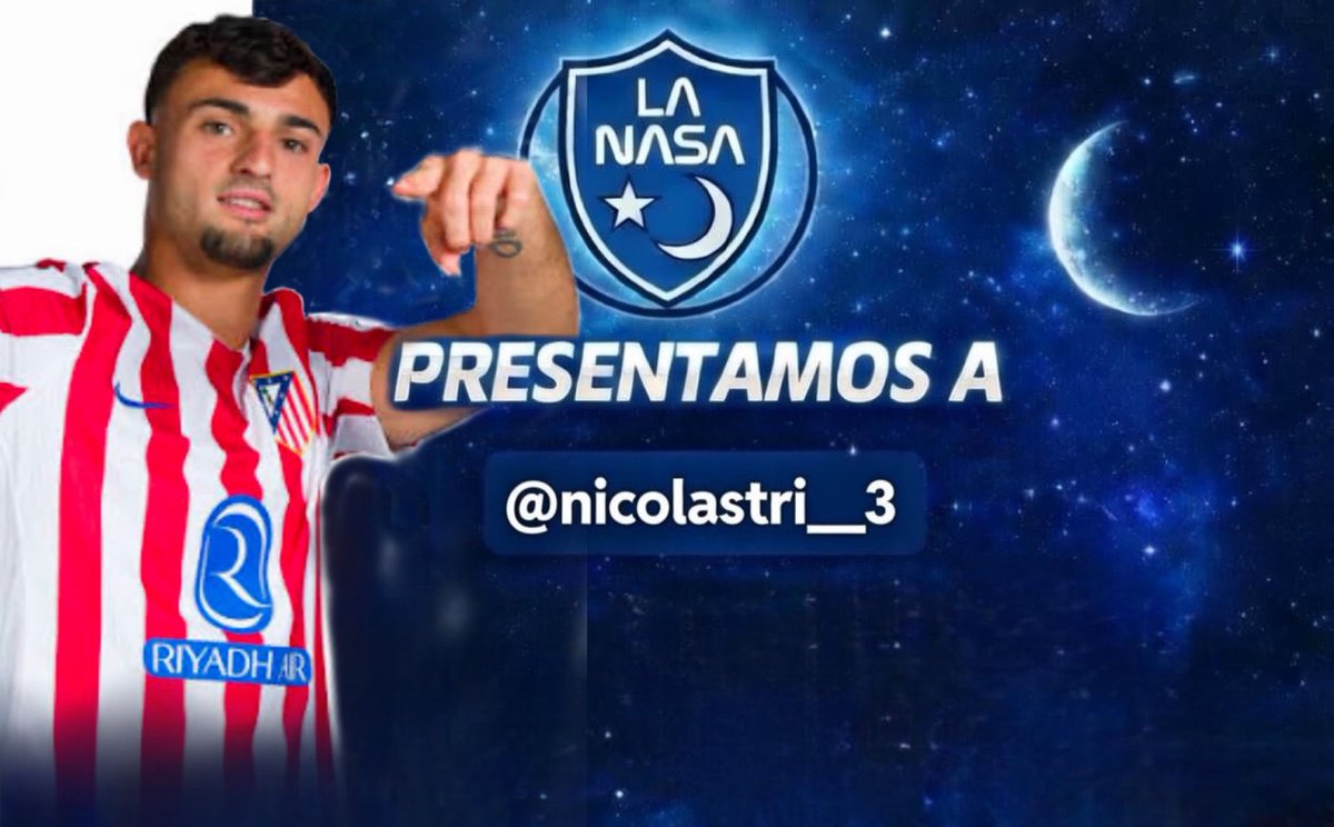 Presentamos a nuestro siguiente fichaje 🔥

Central con gran defensa y buen juego.
Seguro atrás y preciso en el pase corto.
Jugador con mucha proyección, hecho para competir y crecer.

<a href="/nicolastri__3/">nicolastri__3</a>

#NasaeSports