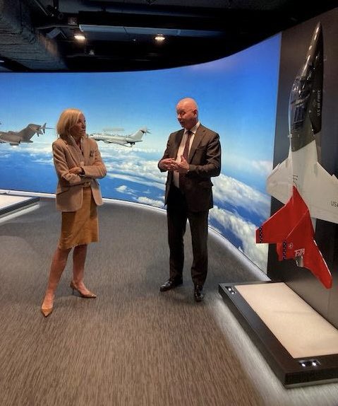 What an honor to meet with the leadership of SAAB today! Our ongoing partnership with this exceptional organization gives us a platform to equip our forces, strengthen NATO and ensure the safety of people throughout the world.