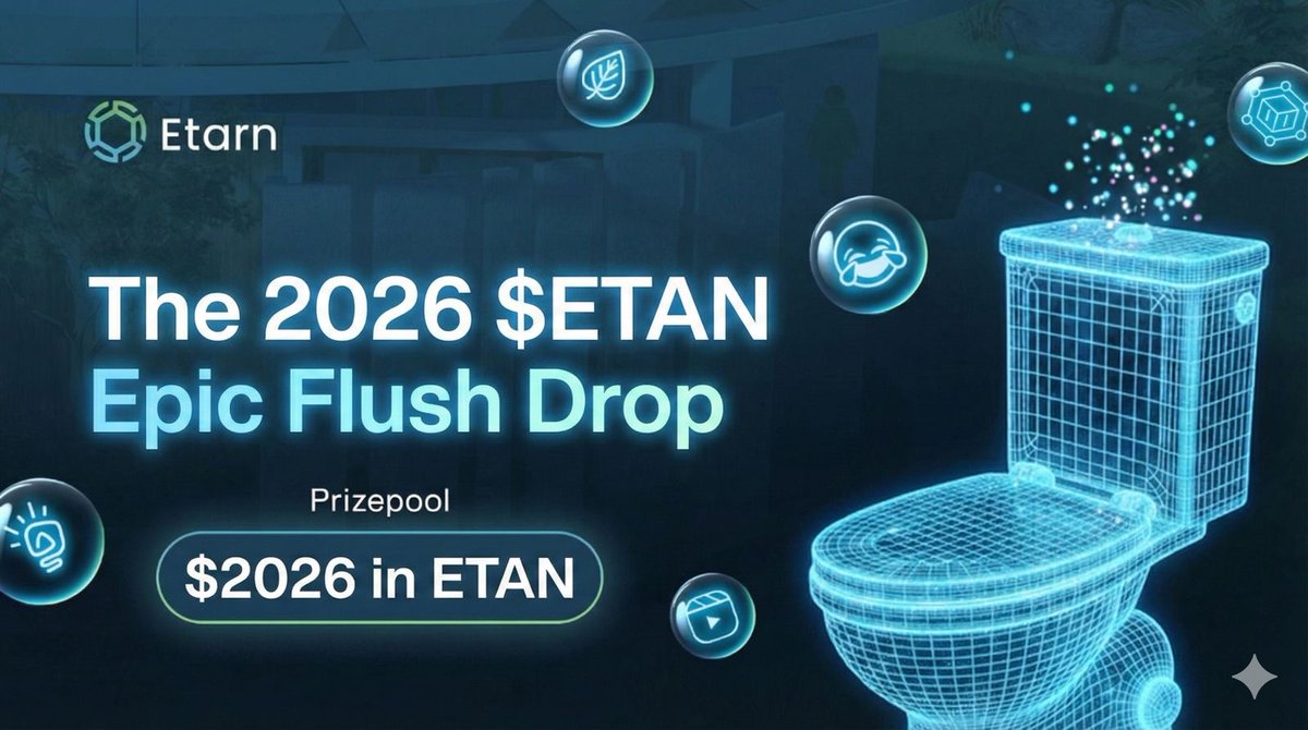 Etarn2025's tweet image. THE 2026 $ETAN EPIC FLUSH DROP IS LIVE! 🚨

⏳ Only 2,026 Flush OATs. First Come. First Served.

We are launching the ultimate growth sprint for the Etarn. Secure your spot now or get flushed! 🚽🚀

THE PRIZE: We are raffling 2,026 in ETAN to 100 luckyholders.🏆

THEJACKPOT: One…