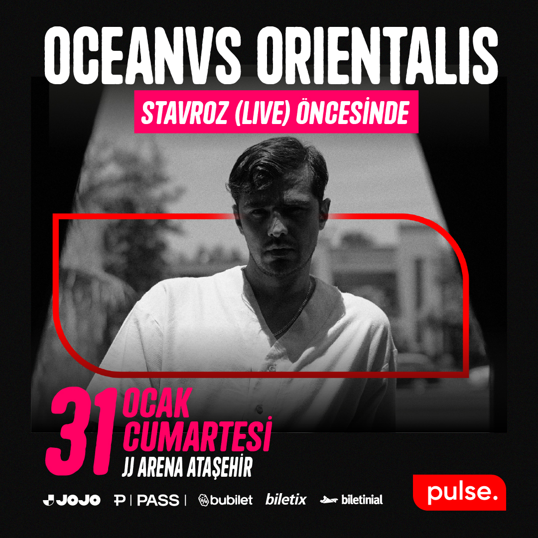 31 Ocak akşamının kadrosu büyüyor. Elektronik müziğin İstanbullu medarıiftiharı Oceanvs Orientalis, Stavroz’dan önce JJ Arena Ataşehir sahnesini ısıtacak. 🔥
 
Biletler için tıkla! 👉🏻 s.jly.at/ICgRjF