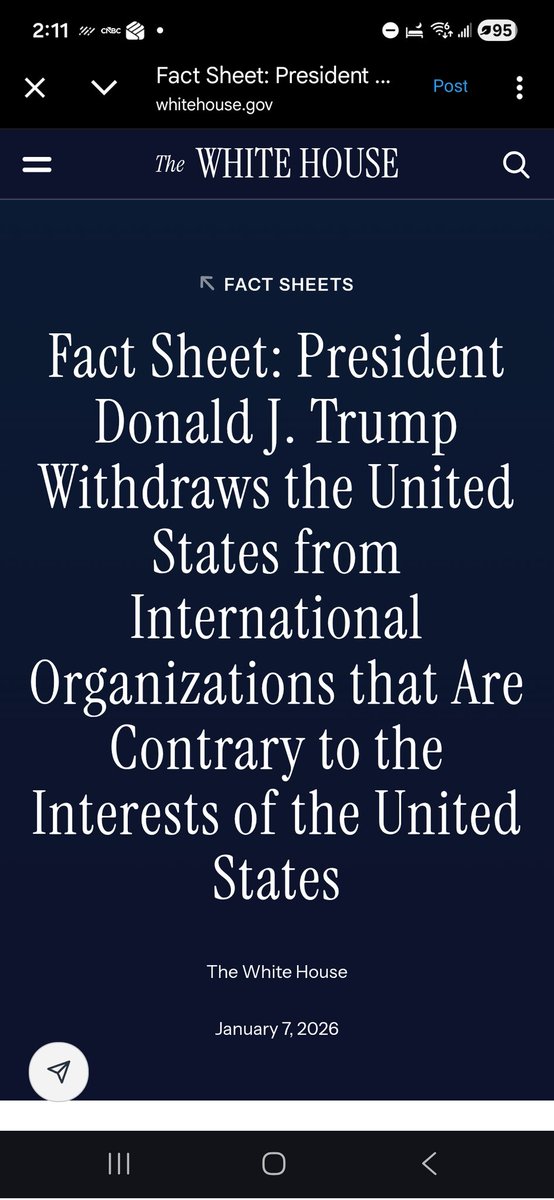 Trump Administration Withdraws Us from International Organizations