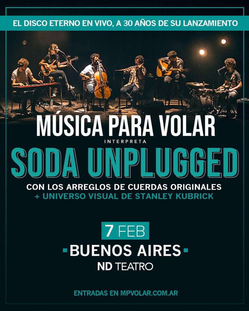 quesigaelshowok's tweet image. A 30 años del unplugged de Soda Stereo, @mpvolar   presentará este emblemático disco 
El 7 de febrero en el @NdTeatro 
Entradas a la venta en mpvolar.com.ar
@BMZComunica 
+ info de este show en 👇quesigaelshow.ar/2026/01/08/mus…