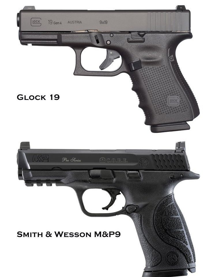 GunloverClub1's tweet image. Glock 19 vs M&amp;amp;P9