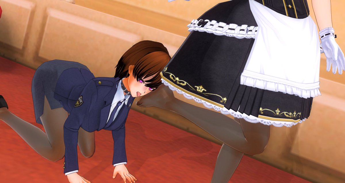 メイド長による婦警さんの調教は順調に進み...
「ほら、私の足を舐めなさい...ご奉仕の訓練よ...忠犬ならどんな命令だって聞かないといけないのだから…ふふふっ❤」 