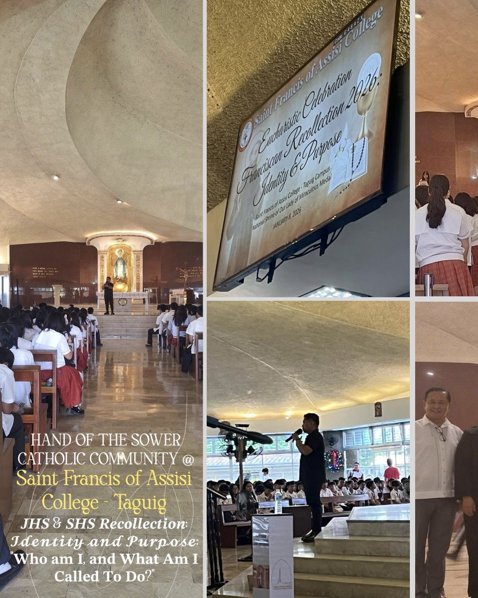 CRNBCSD's tweet photo. sowers in action @ Saint Francis of Assisi College - Taguig’s Recollection 2026 https://t.co/xN7hhQfS4l