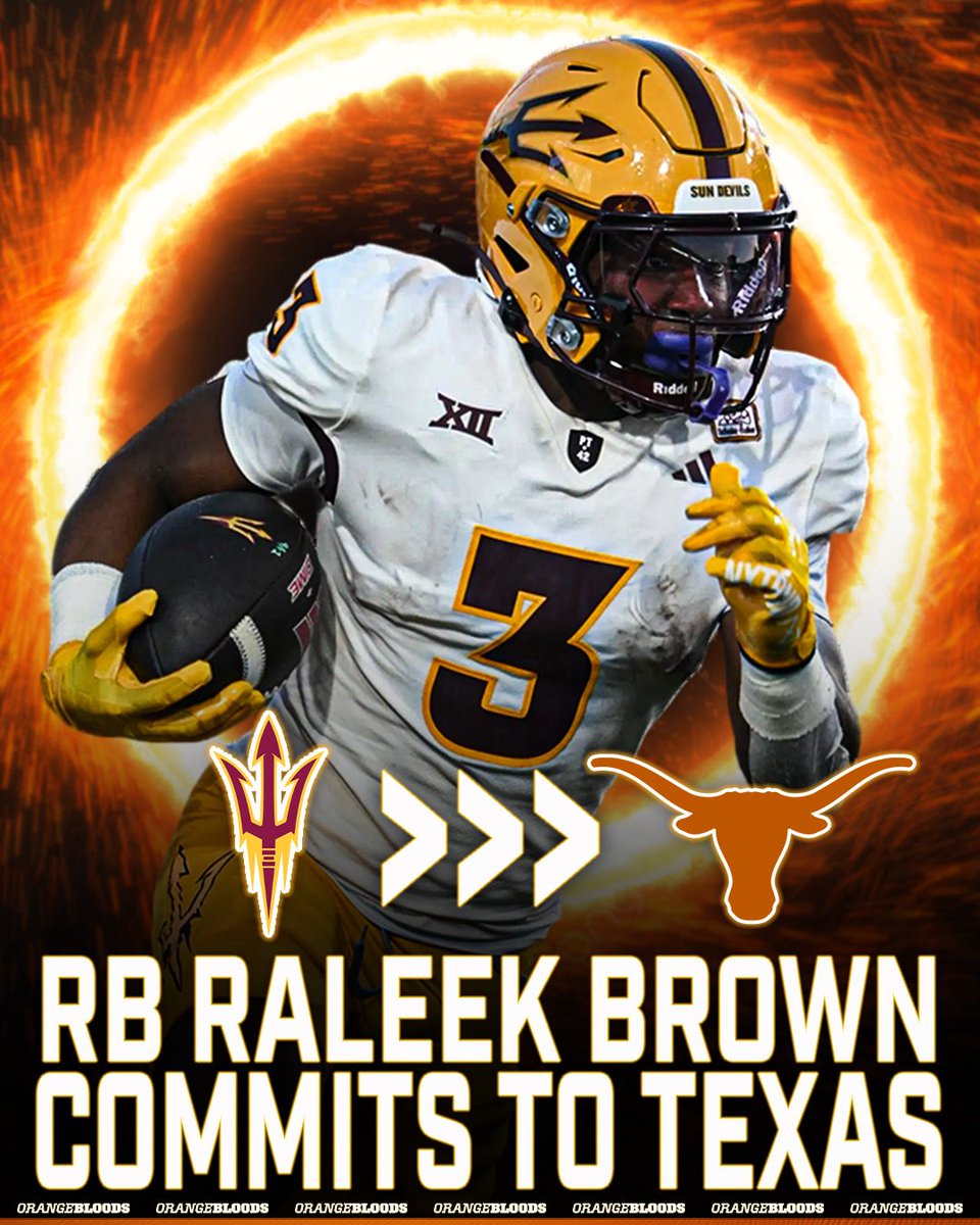orangebloods_'s tweet photo. BREAKING: RB Raleek Brown has Committed to Texas! 🤘 

Brown had 186 carries for 1,141 yards rushing and 4 TD’s last season. https://t.co/n8per7mZ0i