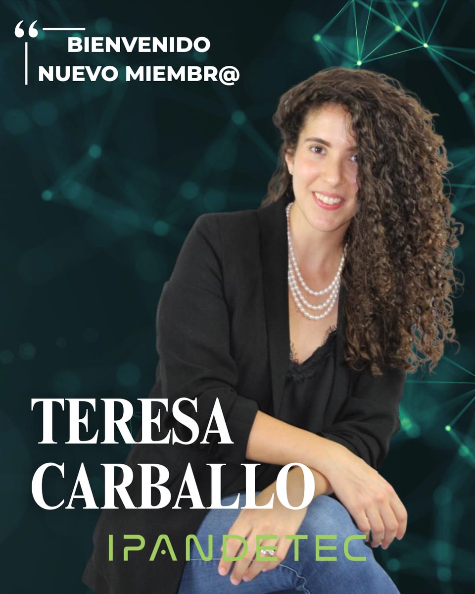 Le damos la bienvenida a Teresa Caraballo, nueva miembr@ en <a href="/ipandetec/">IPANDETEC</a>

Teresa es  licenciada en Derecho y Ciencias Políticas por la @universidad_pma 

En su práctica, Teresa asesora a clientes que buscan soluciones legales en Panamá 🇵🇦 para proyectos relacionados con blockchain