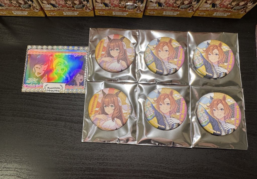 交換】ウマ娘 プリティーダービー 和紙風缶バッジコレクション 【譲