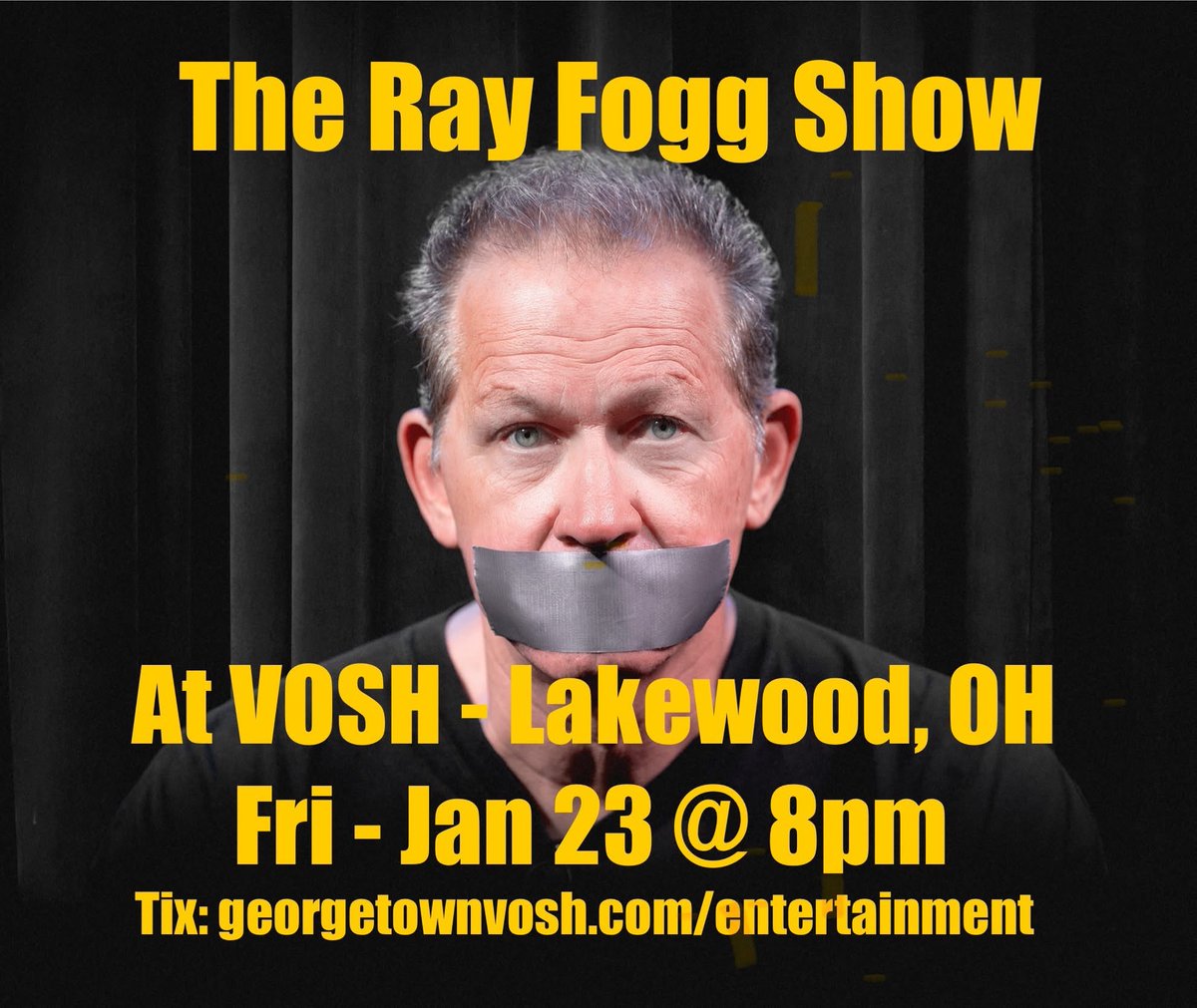 RayFogg's tweet image. Make plans to join me in 2 weeks at VOSH in Lakewood, OH on Fri, Jan 23 for my only winter mainland show. A chance to catch up with island friends and have some laughs. I always work in a healthy dose of my nice songs too. Get tickets now while they last! tickettailor.com/events/georget…