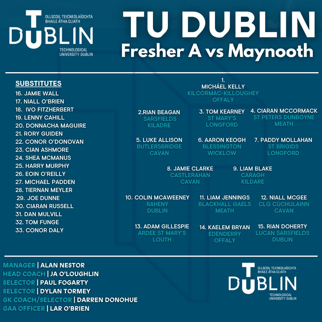 TUDublin GAA Club tweet media