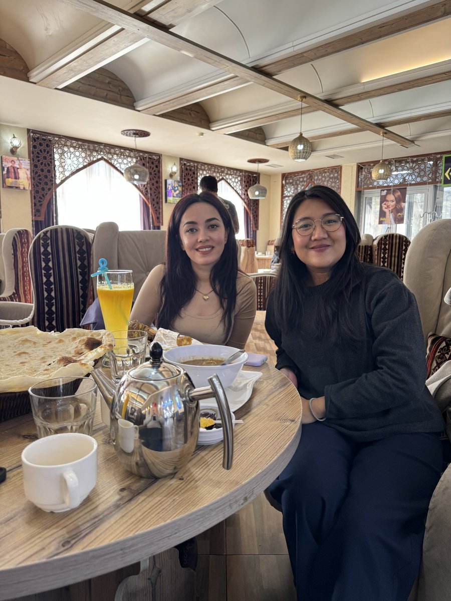 NigoraFazliddin's tweet image. Enjoying #Iranian food with my colleagues from #Indonesia 🇮🇩 It’s always wonderful to meet people from different countries and regions 🫶🏻

#internationale