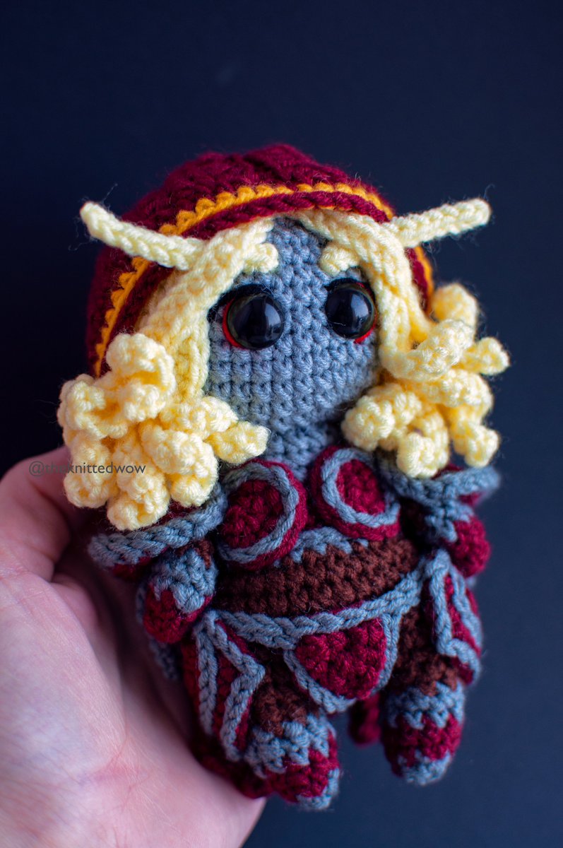 theknittedwow's tweet image. lil Sylvanas Windrunner🏹
#worldofwarcraft