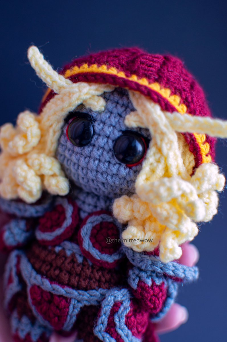 theknittedwow's tweet image. lil Sylvanas Windrunner🏹
#worldofwarcraft