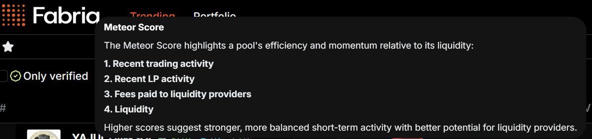 unklebenweb3's tweet image. Tertarik untuk mulai cari cuan dengan menjadi LP di @MeteoraAG ?

Ada beberapa tools yang bisa kalian gunakan pada saat mau pasang posisi di Meteora:

1. ATM Day 
Ini tools yang bisa digunakan untuk mengecek apakah sebuah token punya volume yang organik atau enggak.
Hindarilah…