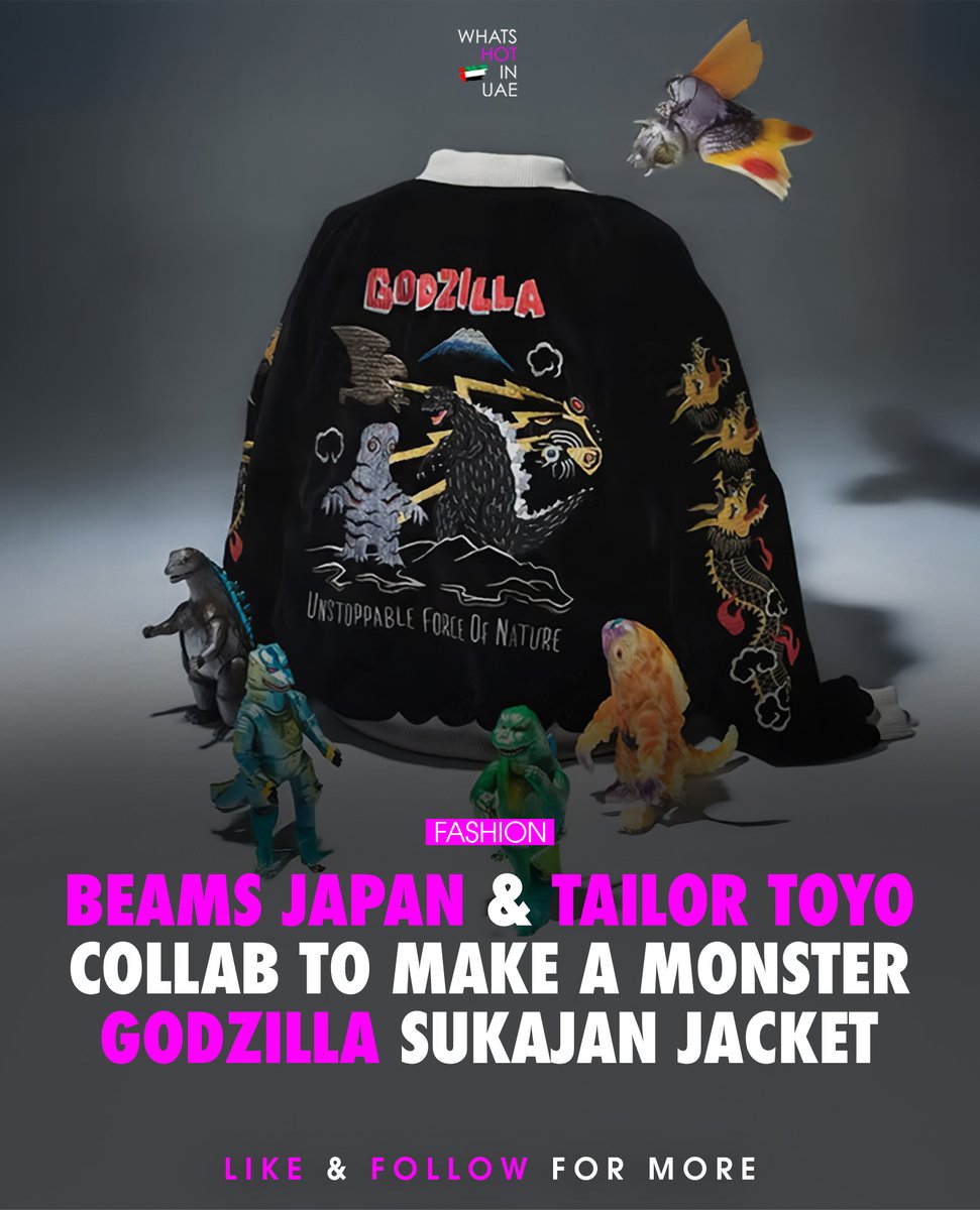 BEAMS JAPAN and Tailor Toyo unleash a Godzilla Sukajan for the