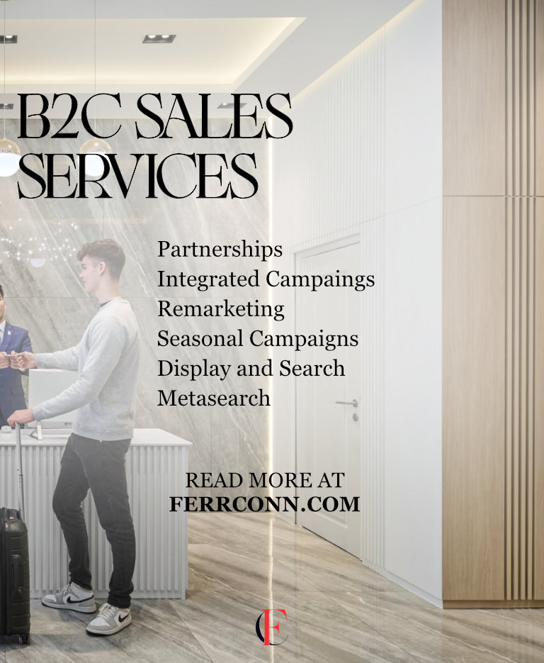B2C sales in hospitality aren’t about more visibility—they’re about better alignment. Partnerships, data, and intent-driven campaigns now define who truly controls demand.  wix.to/Bc5FdBO 
#FerrConn #HospitalitySales #DirectBookings #LuxuryHotels #TravelTrends