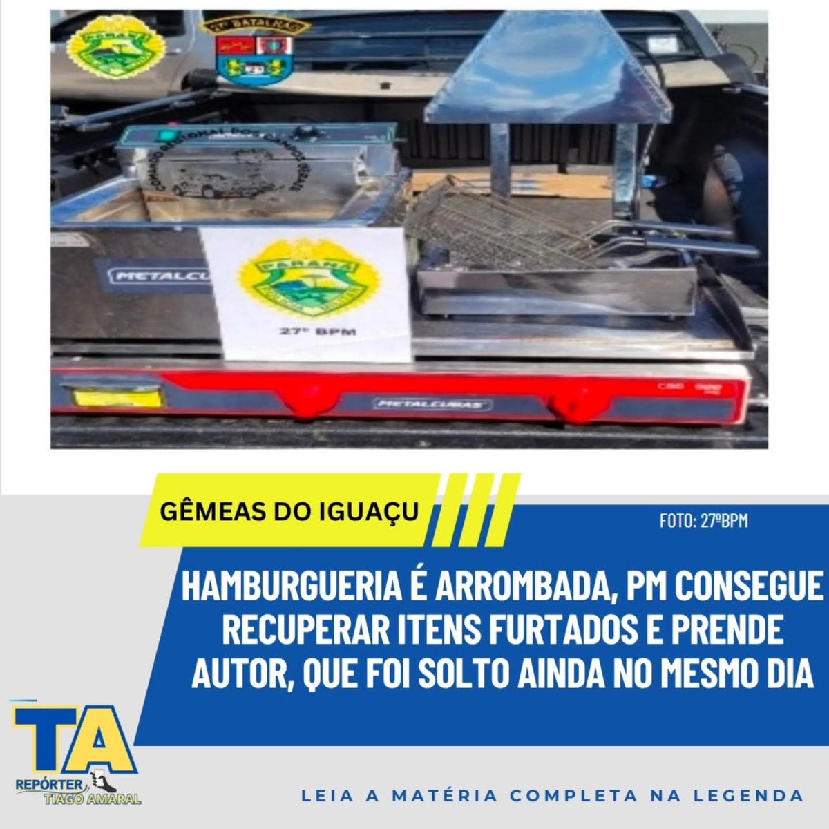 capinsniper's tweet image. Ainnnnn a policia é violenta ainnnn pq subiram no morro e mataram 100 ainnnn pq isso é assim?

Corta pra minha cidade onde bandido é preso e solto no mesmo dia, mesmo com filmagem e a recuperação de itens roubados