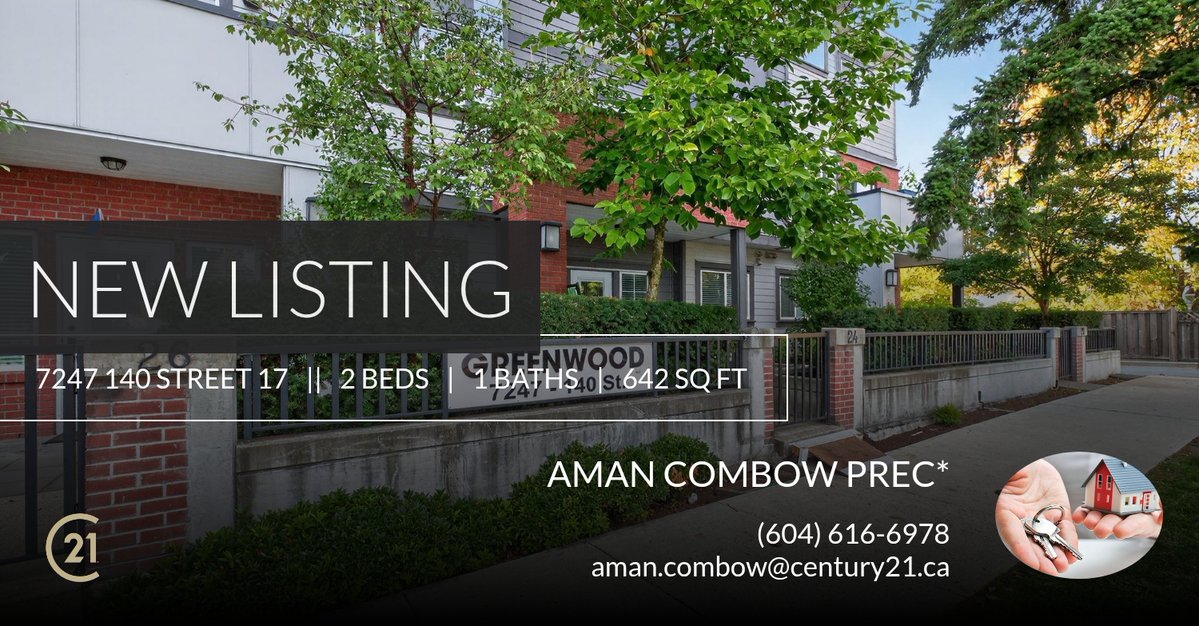 Acombow's tweet image. 📍 New Listing 📍 Take a look at this fantastic new property that just hit the market located at 7247 140 Street 17 in Surrey. Reach out here or at (604) 616-6978 for more information homeforsale.at/7247_140_STREE…