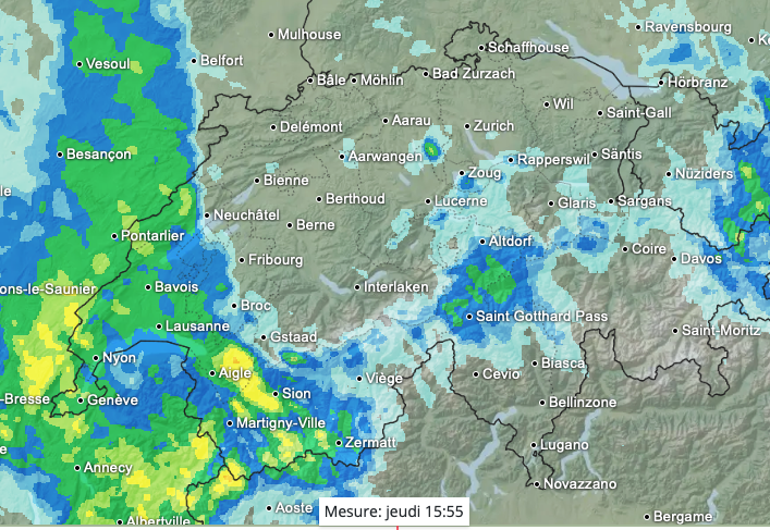 meteonewsSA's tweet photo. Après la #neige de ce matin, le #redoux se met comme prévu en place et la limite des chutes de #neige est remontée au-dessus de 1200m d'#altitude, alors qu'il neige toujours en plaine en #Valais central. Attention au #vent ces prochaines heures! https://t.co/jOLjrGp1BL (vd) https://t.co/8ljmuHtG7o