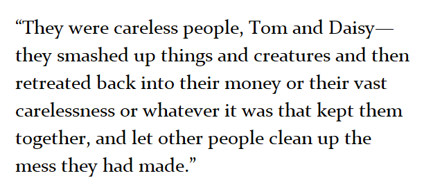 SketchesbyBoze's tweet image. People say the classics are outdated, but The Great Gatsby has never been more relevant.