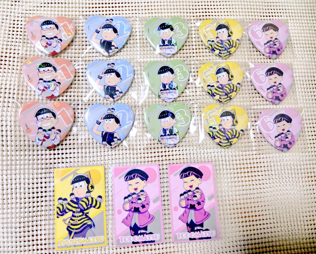 【AYA✩.*˚プロフ必読お願いします★】おそ松カンバッジ20個新品 交換・譲渡】おそ松さん THEキャラ 10th Anniversary POP UP SHOP