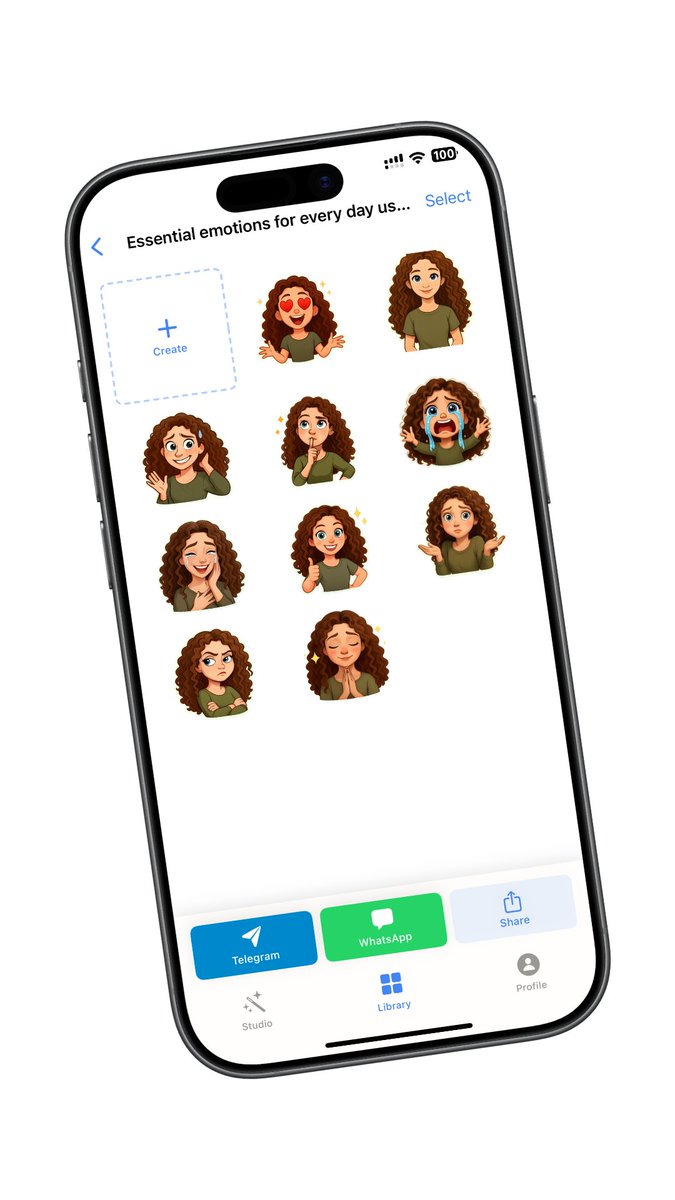 bes_dev's tweet image. Finally scratched an old itch — AI sticker packs from your photos. Works with Telegram/WhatsApp. 👉 apps.apple.com/us/app/stckzy-…