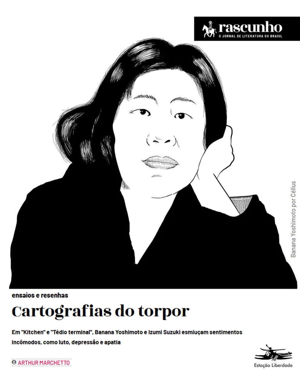 eeliberdade's tweet photo. A primeira edição de 2026 do Rascunho traz uma resenha de “Kitchen”, da Banana Yoshimoto. A resenha escrita pelo jornalista Arthur Marchetto traça um percurso pelo simbolismo dos espaços e a forma como a autora japonesa constrói seus personagens e afetos em meio à perda. https://t.co/WiRsFL5S0H