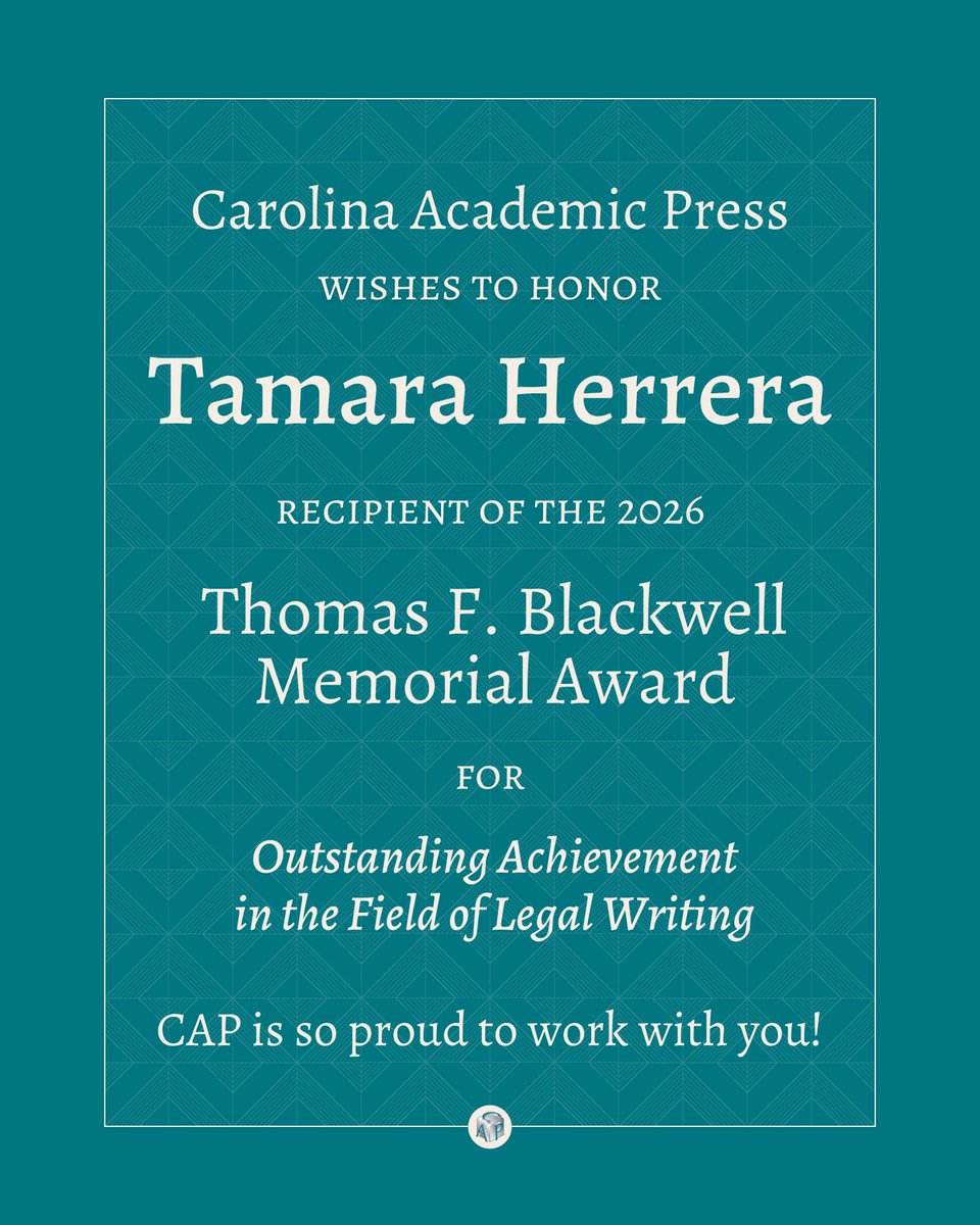 Carolina Academic Press 📖 Book Publisher tweet media