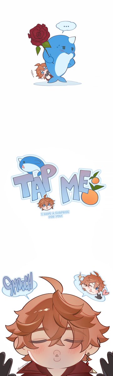 weyowang's tweet image. Silly little 🍊 has a surprise for you
#GenshinImpact #Tartaglia