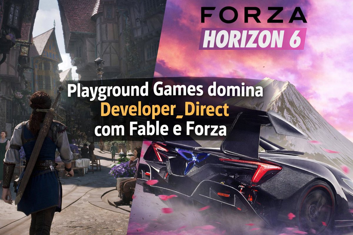 Fablebrazil's tweet image. BOMBA 💣 - Parece ate um ShowCase 

 - @WeArePlayground Domina Developer_Direct com @fable e @ForzaHorizon - jogos sao grande destaque no evento com 3 jogos o q indica que terão muito tempo de Tela 📺

O Evento ocorre agora 22 de janeiro as 15h ( horário de Brasília ) - 🐔🇬🇧