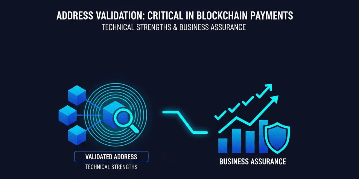 Crypto APIs Blockchain Utils service validates wallet addresses across chains, preventing failed payments and lost funds. A simple solution for smoother, safer blockchain transactions. Learn more: zurl.co/pkwhE

#CryptoAPIs #Blockchain #CryptoPayments #AddressValidation