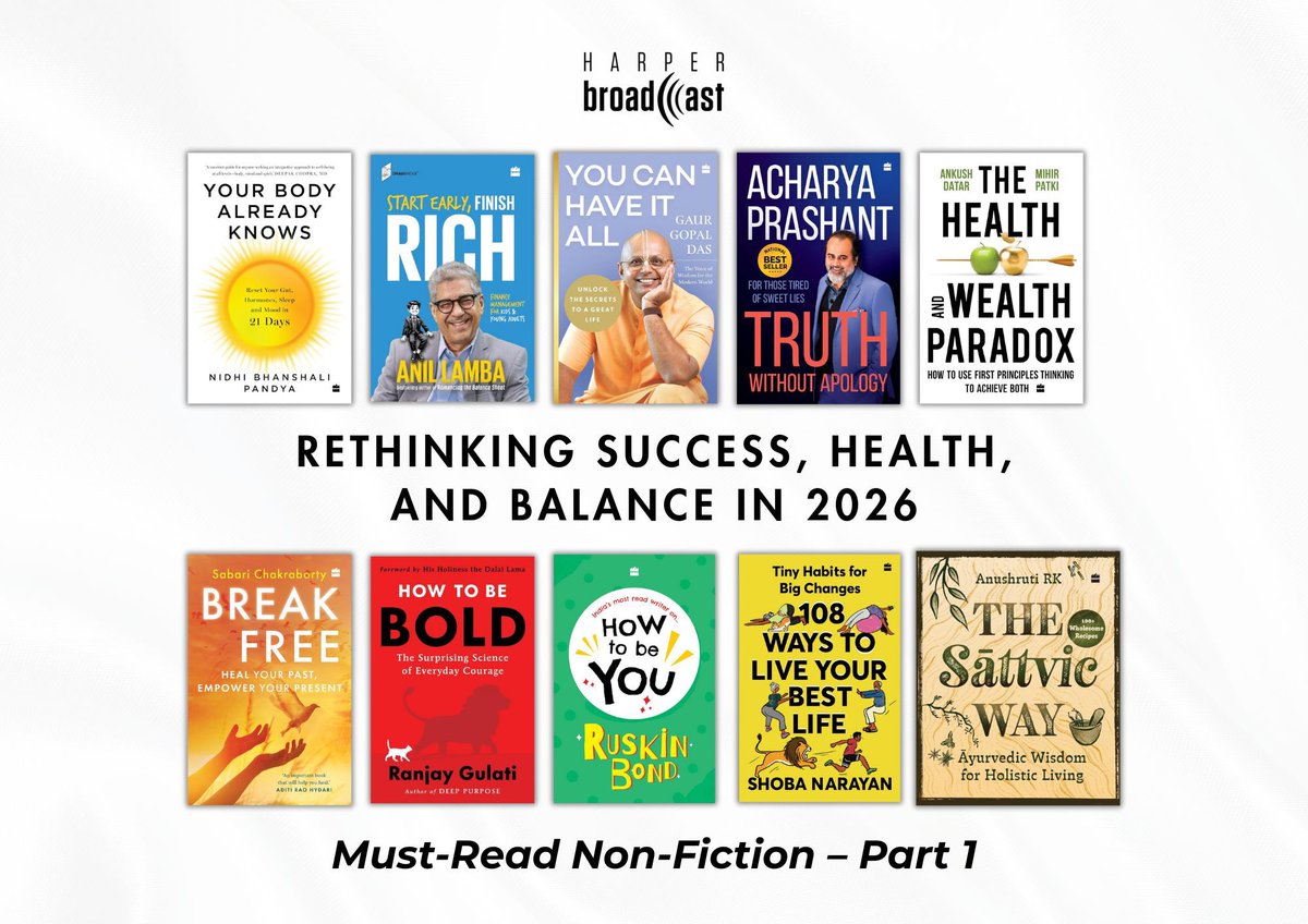 In 2026, we’re asking better questions. What does success really look like now? How do we stay healthy without burning out? And what does balance even mean anymore?

Part 1 of our must-read non-fiction list brings together books that cut through the noise. Sharp ideas, fresh