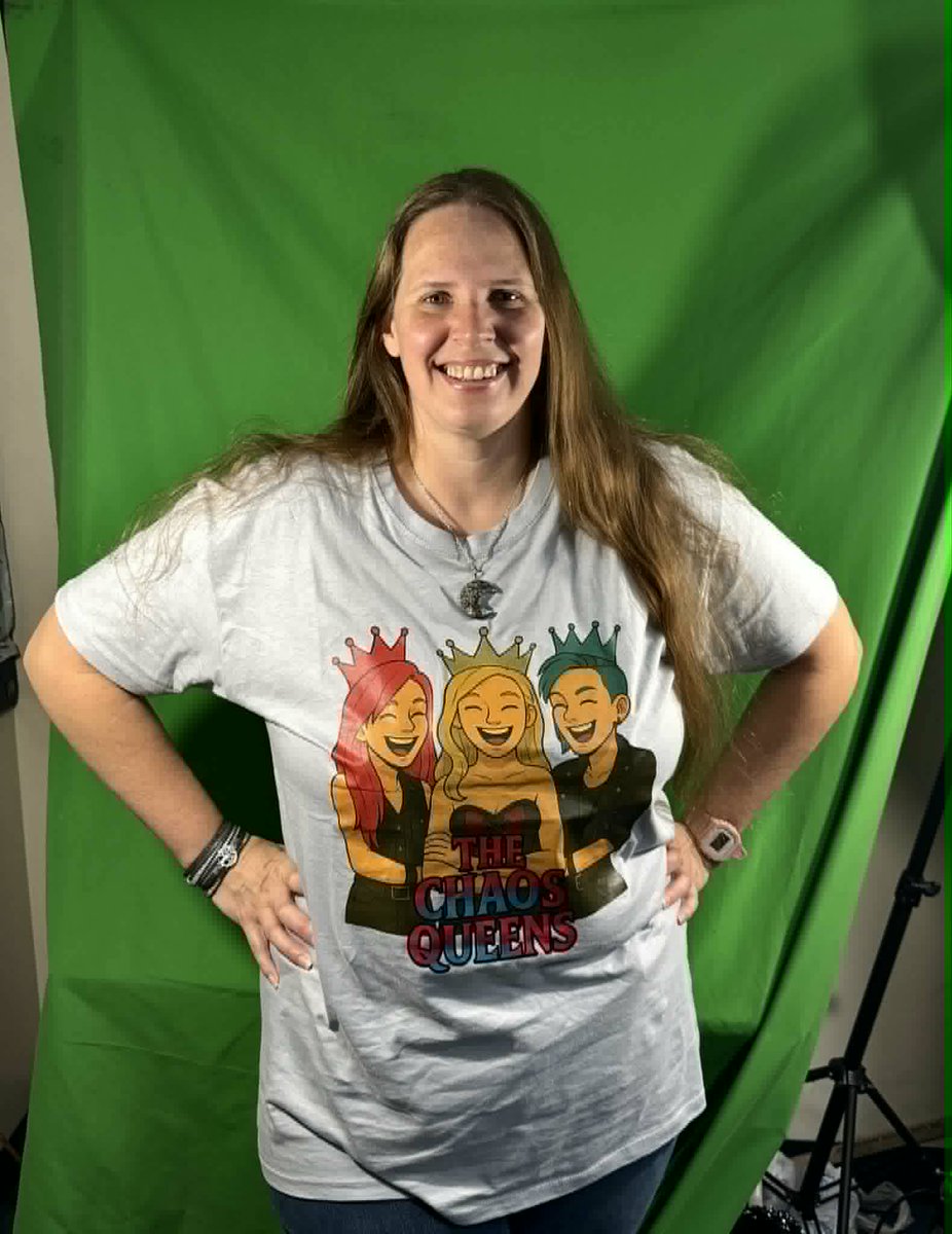 RusticIvyGaming's tweet image. Thank You @AmandaGrai11633 for this Amazing Gift! A Chaos Queens Shirt with all of US! @Zeldaryn1983 @AmandaGrai11633 &amp;amp; Myself @RusticIvyGaming ! I had to have a little fun w/it of course as a Chaos Queen! Thank you also @spectrumshirts it came out Great!