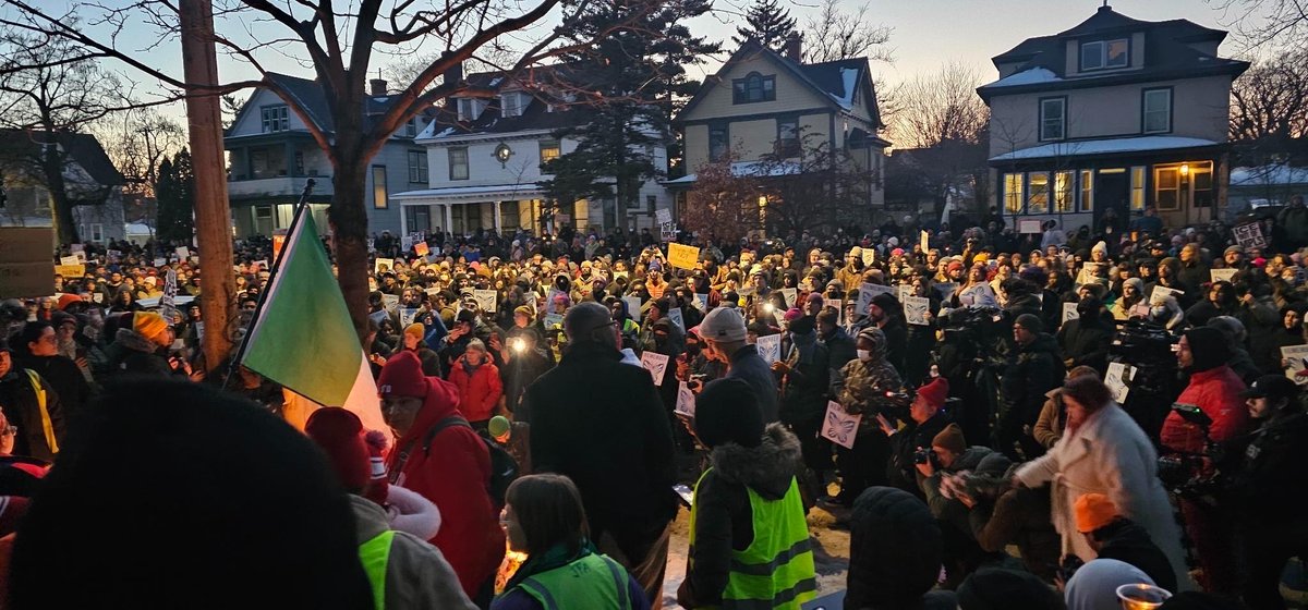 Thousands of Minnesotans gathered last night to honor Renee Nicole Good. We will never accept that a single federal agent can be judge, jury, and executioner in our streets. ICE needs to get out of Minneapolis.