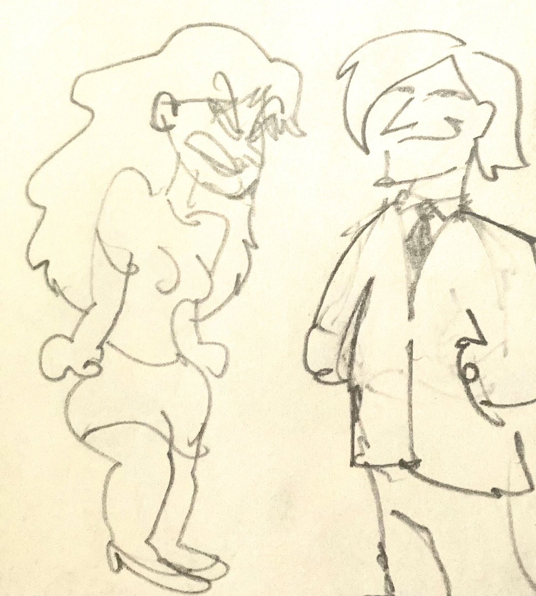 just started severance. chick on the table's hot.