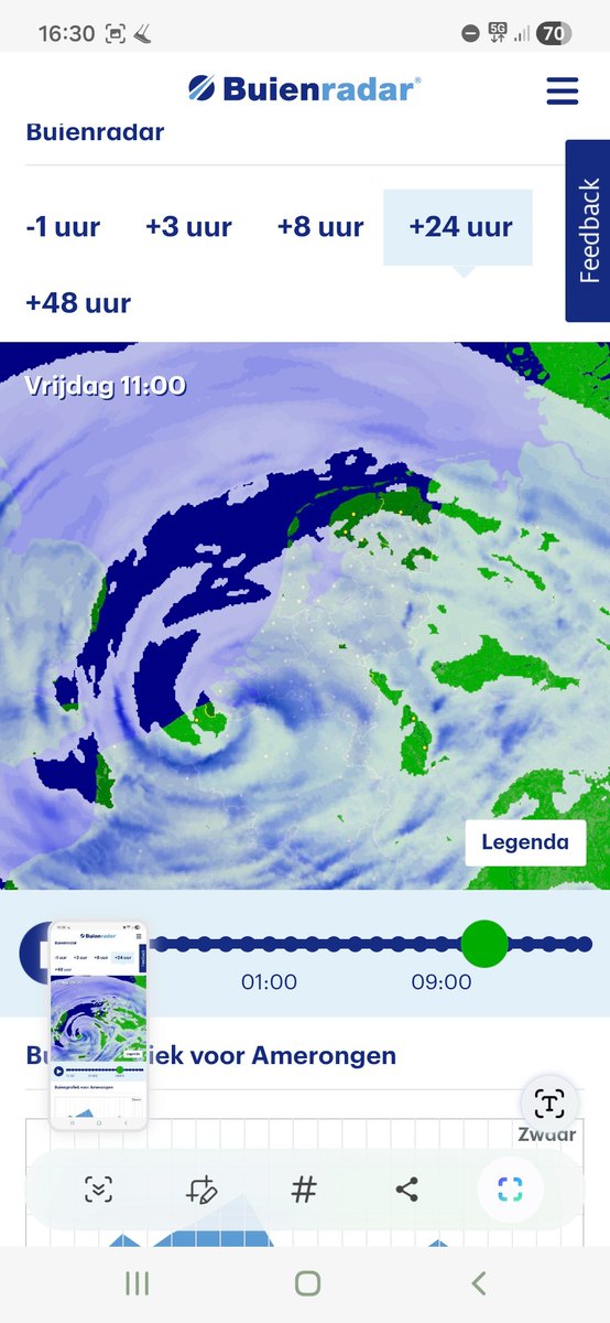 Wow, wat is dit? #buienradar #weeronline