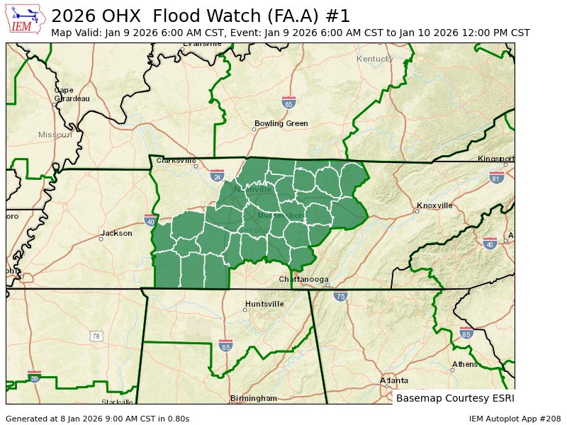 w4qlc's tweet photo. FLOOD WATCH IN EFFECT FROM FRIDAY MORNING THROUGH SATURDAY MORNING #tnwx https://t.co/VE5DtYlebb