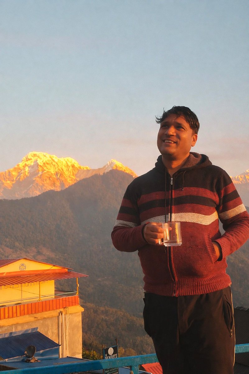 हिमाल जस्तै सपना छुने यात्रा यस्तै शान्त बिहान बाट सुरु हुन्छ ।