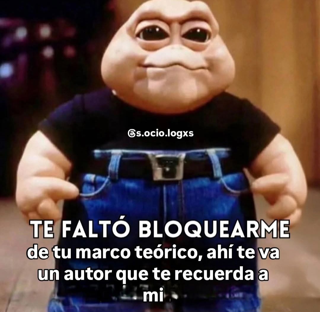 _geoLes's tweet image. una ex me dijo que a través de mí (que cité a la Doreen Massey) entendió el concepto de espacio,
y la había agregado en su tesis

siempre estaré presente en su vida aunque no quiera jajsjsjsjajajsjsj